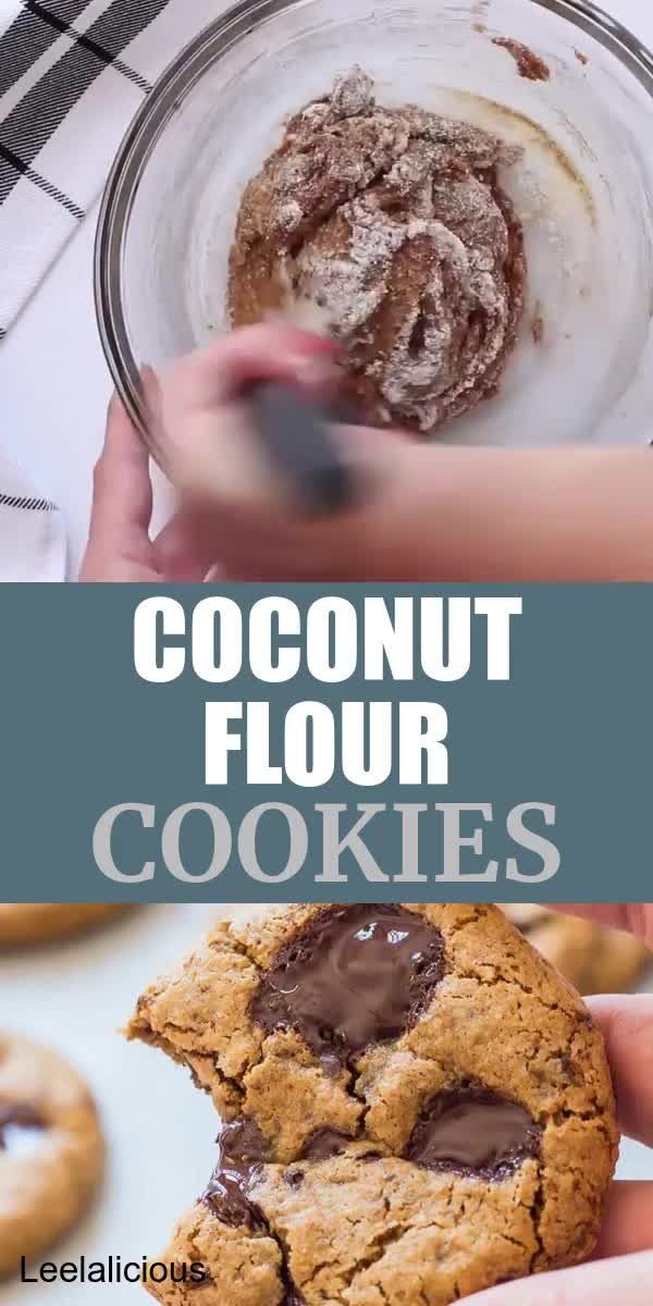 COCONUT FLOUR COOKIES -   15 desserts Healthy coconut ideas