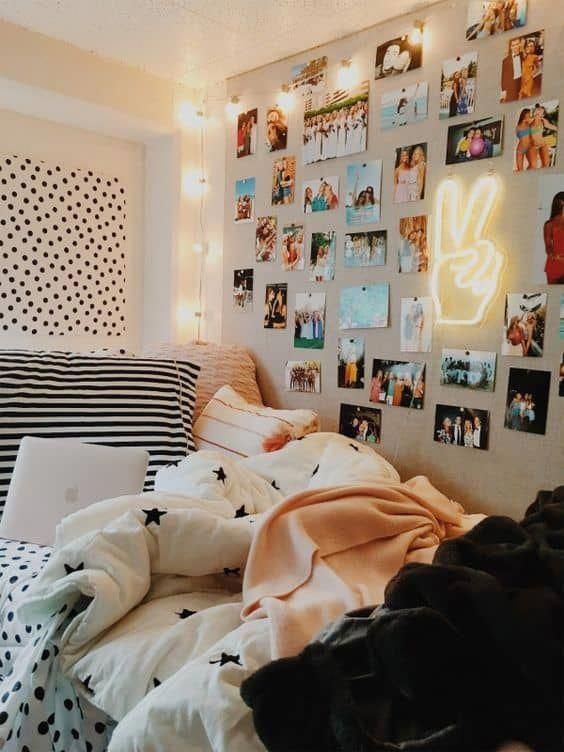 39 Cute Dorm Rooms We're Obsessing Over Right Now - By Sophia Lee -   15 room decor Bedroom girls ideas