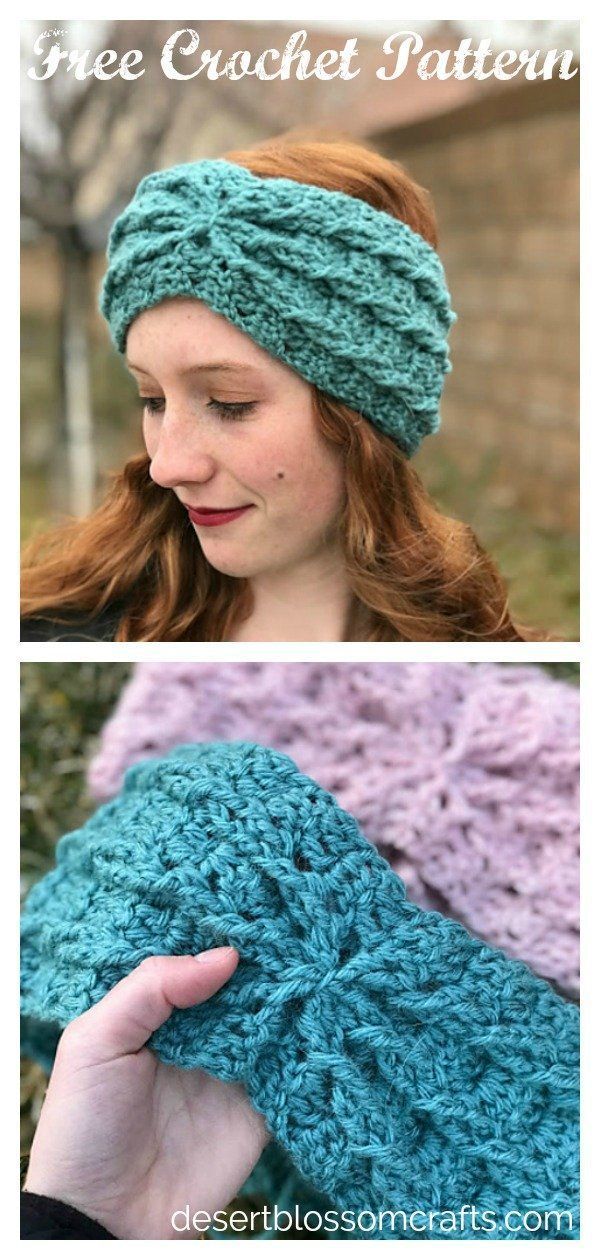 Ear Warmer Free Crochet Pattern and Paid -   16 DIY Clothes Winter ear warmers ideas