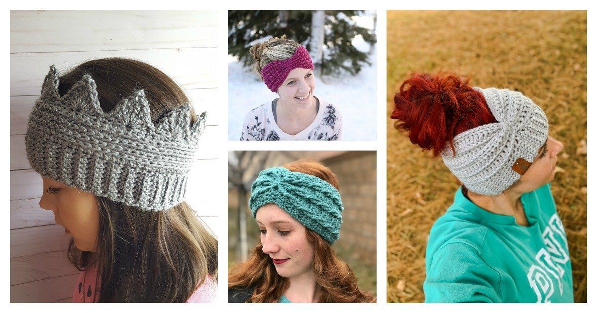Ear Warmer Free Crochet Pattern and Paid -   16 DIY Clothes Winter ear warmers ideas