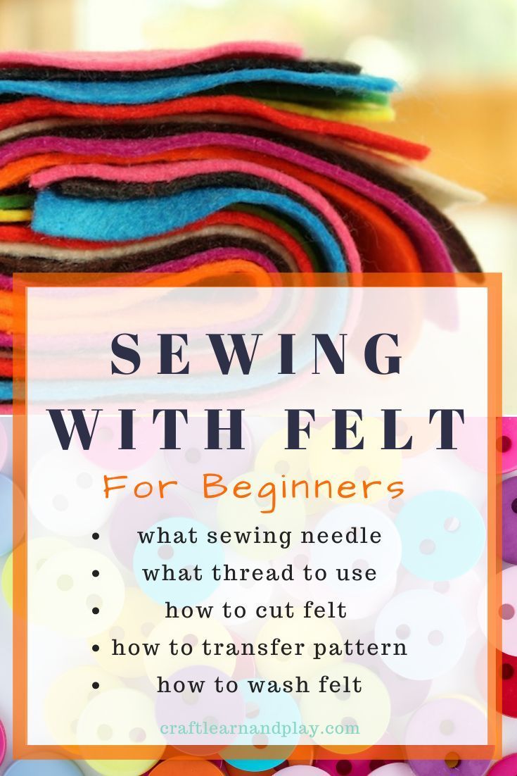 Sewing with Felt -   16 fabric crafts For Kids tips ideas