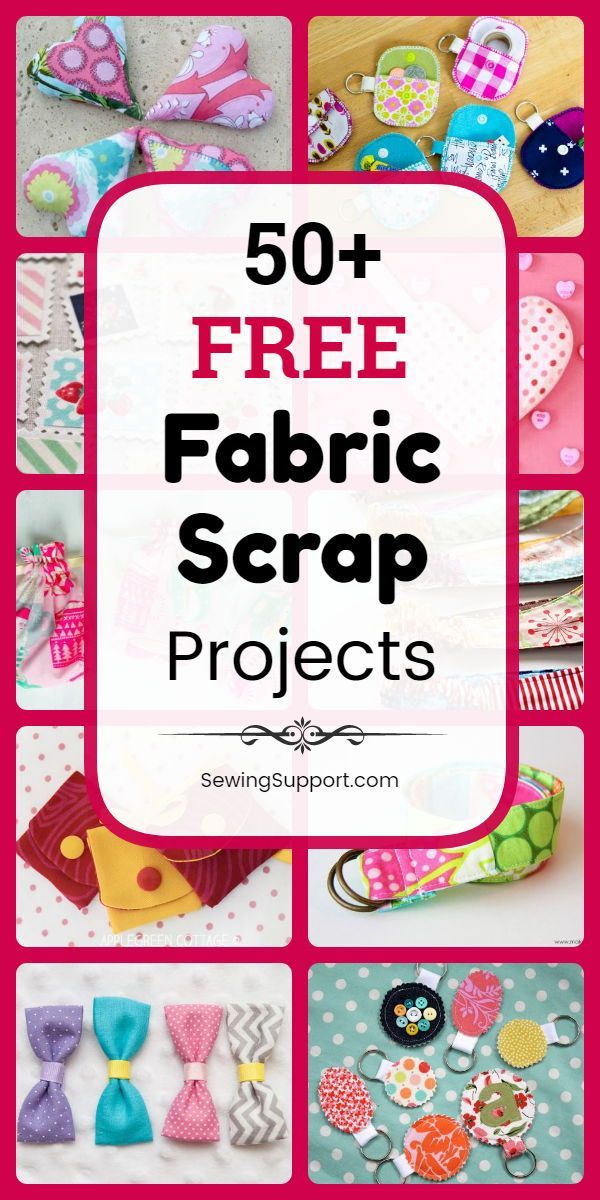 50+ Free Fabric Scrap Projects -   16 fabric crafts For Kids tips ideas