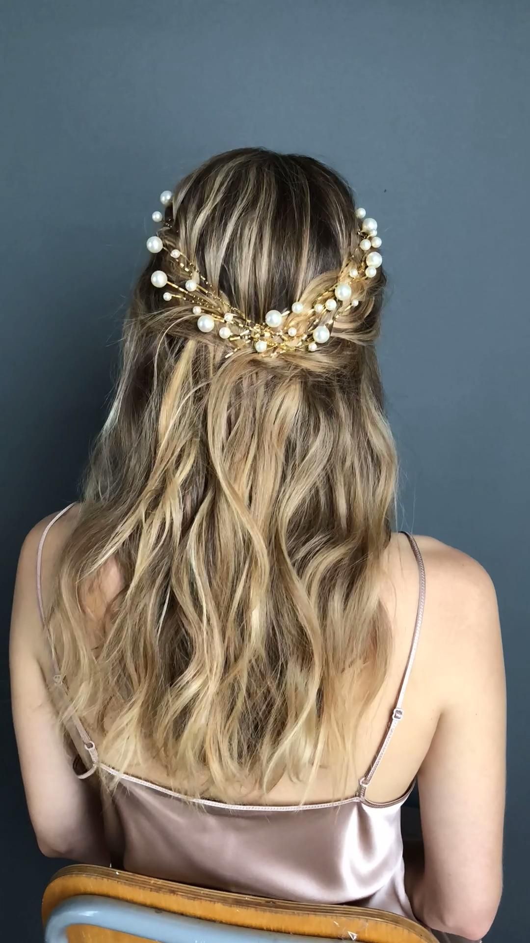 DIY hair: half braid crown -   16 hair Half Up Half Down homecoming ideas