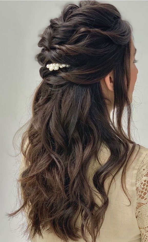 Best Half Up Half Down Hairstyles For Everyday To Special Occasion -   16 hair Half Up Half Down homecoming ideas