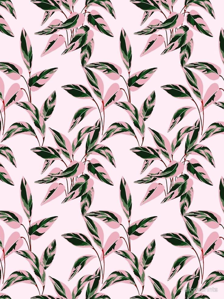 'Pink and Green Indoor plants Print Patterns Style by Arcos Prints' A-Line Dress by arcosprints -   16 plants Pattern fashion ideas