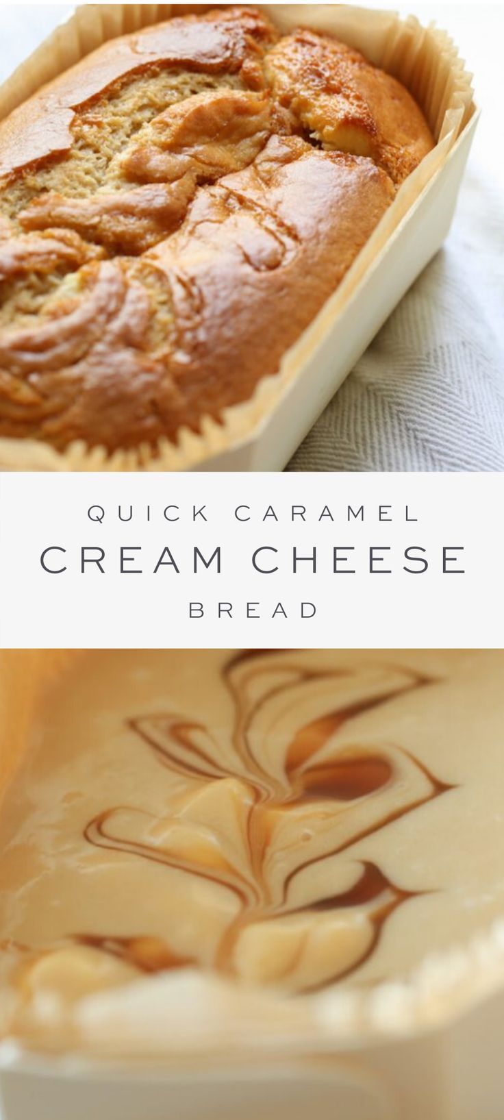 Quick Caramel Cream Cheese Bread Recipe {Cheesecake Bread} -   17 desserts Caramel cream cheeses ideas