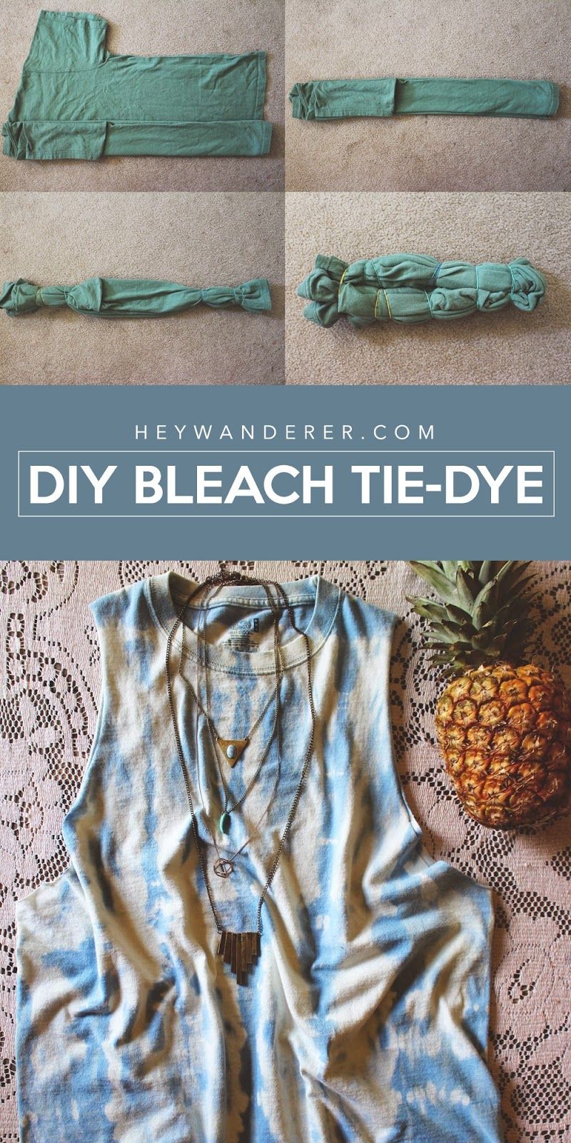 17 DIY Clothes Bleach patterns ideas