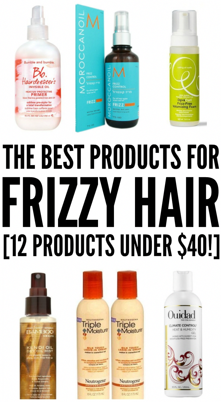 How to Tame Frizzy Hair: 12 Hair Products That Work (Under $40) -   17 hair Products frizzy ideas