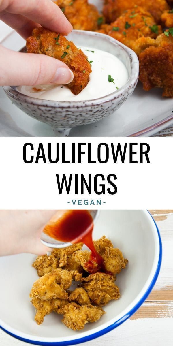 Spicy Cauliflower Wings Recipe | Elephantastic Vegan -   17 healthy recipes Cauliflower vegans ideas