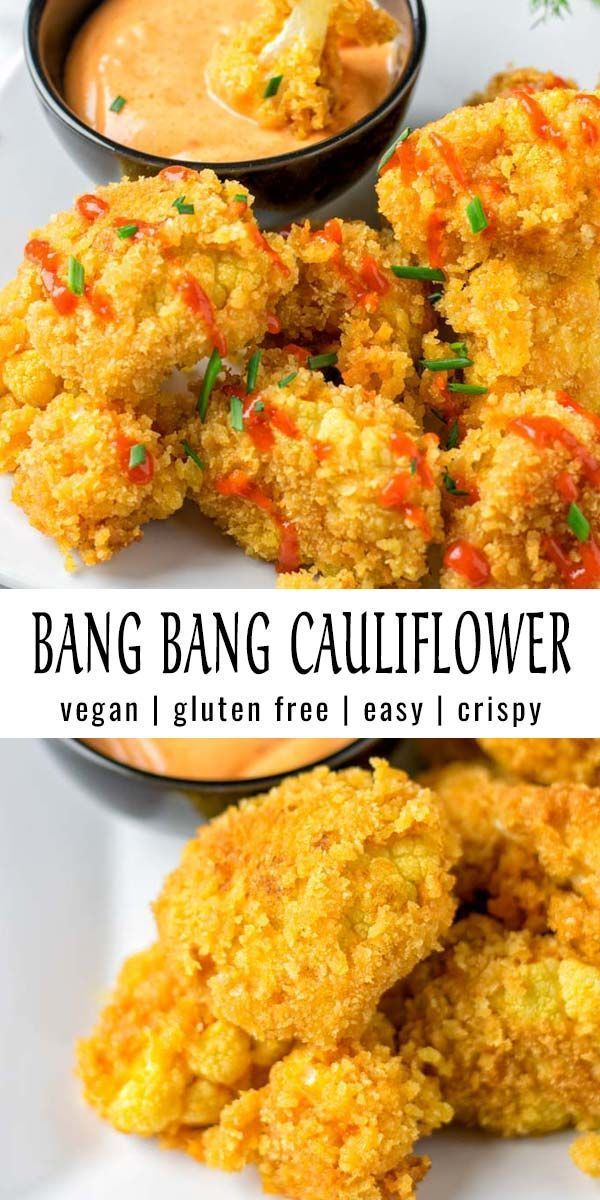 Bang Bang Cauliflower [vegan] - Contentedness Cooking -   17 healthy recipes Cauliflower vegans ideas