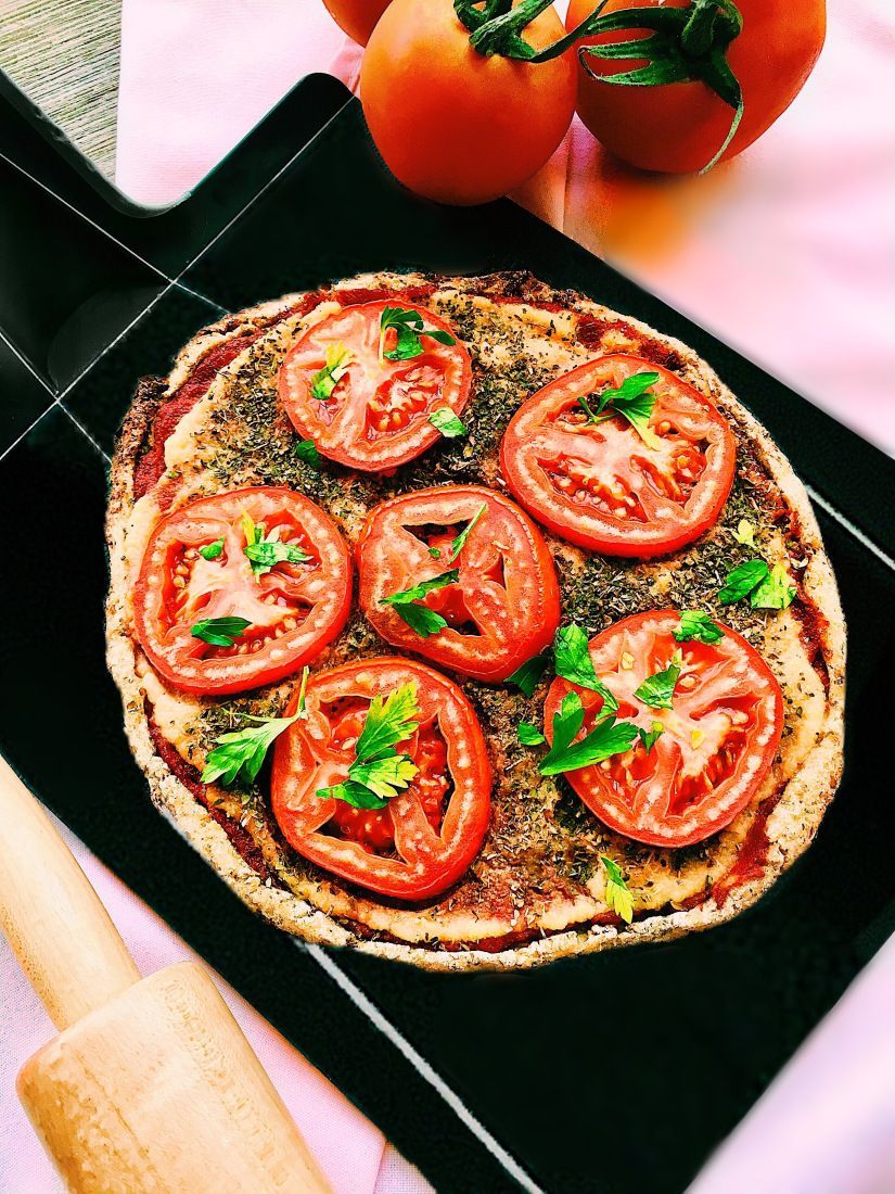 Vegan Cauliflower Pizza Crust -   17 healthy recipes Cauliflower vegans ideas