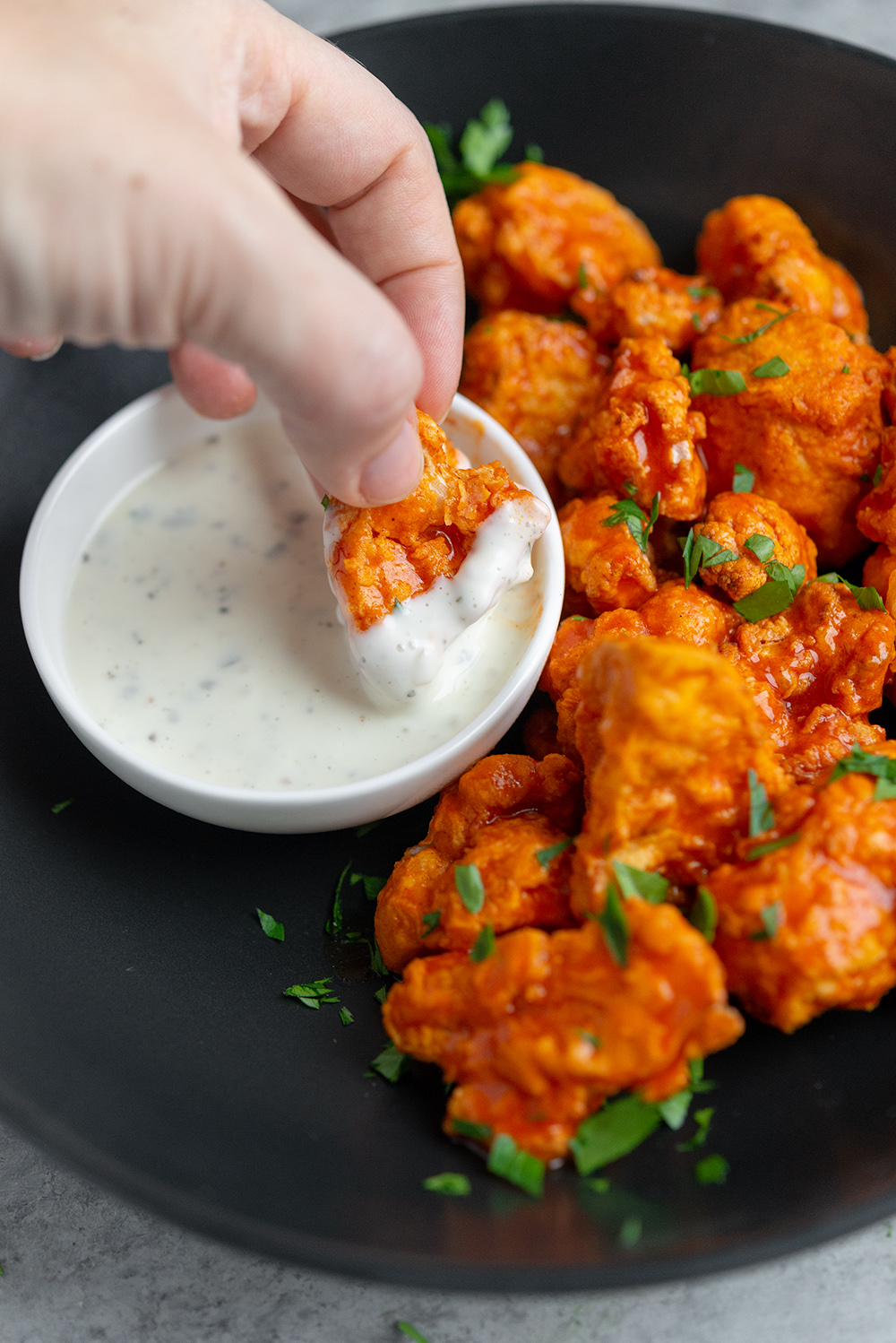 Air Fryer Cauliflower Wings - Delish Knowledge -   17 healthy recipes Cauliflower vegans ideas