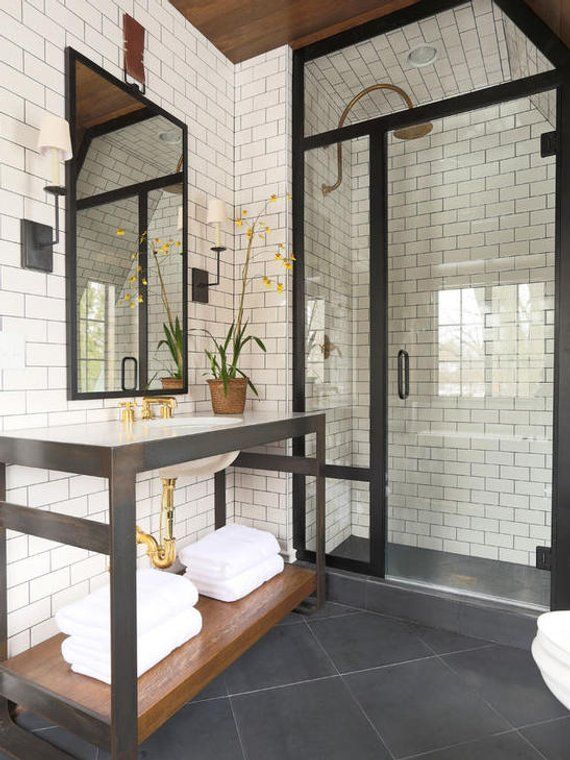 Metal Bathroom Vanity (Miles) -   17 home accents On A Budget master bath ideas
