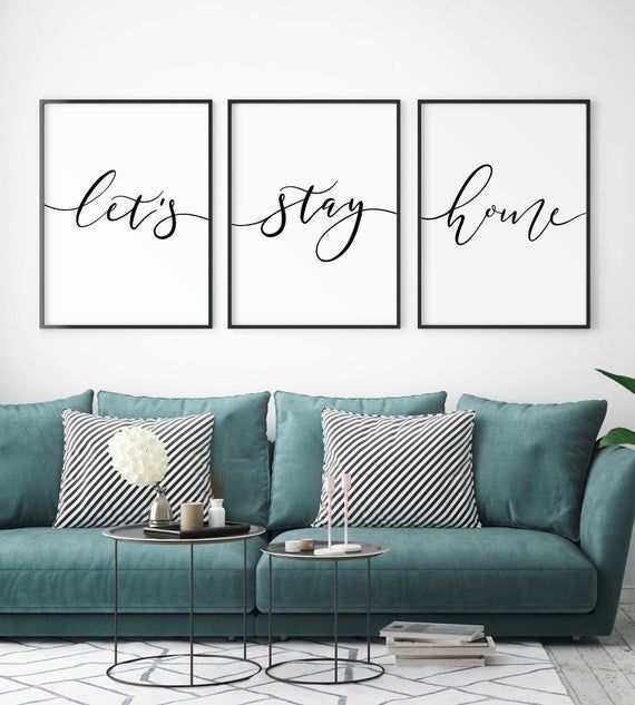Love Home Family Quote Print Modern Wall Art -   17 room decor Cute couch ideas