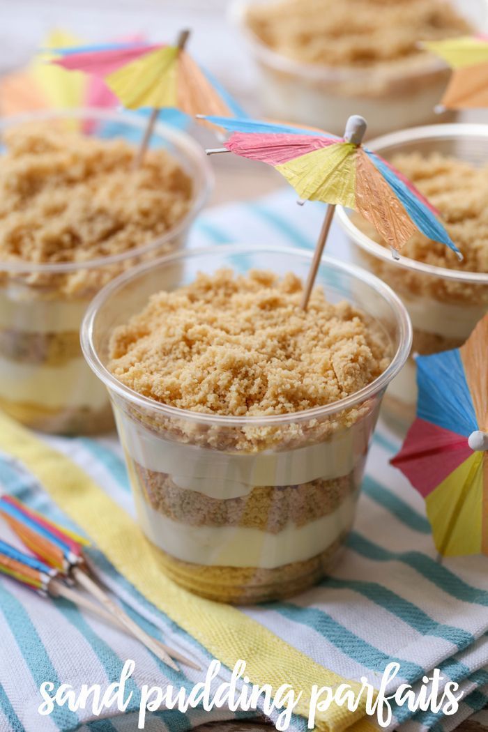 Sand Pudding Cups - Lil' Luna -   17 sand desserts Photography ideas