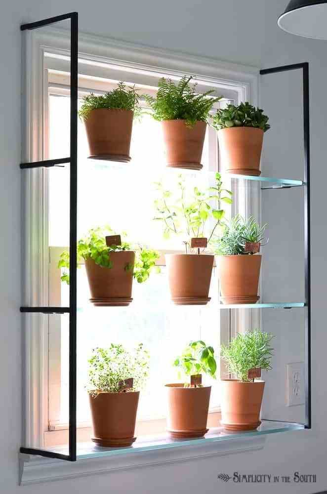 ORC Week 5: DIY Stamped Metal Herb Garden Markers + Window Garden -   17 window planting Outdoor ideas