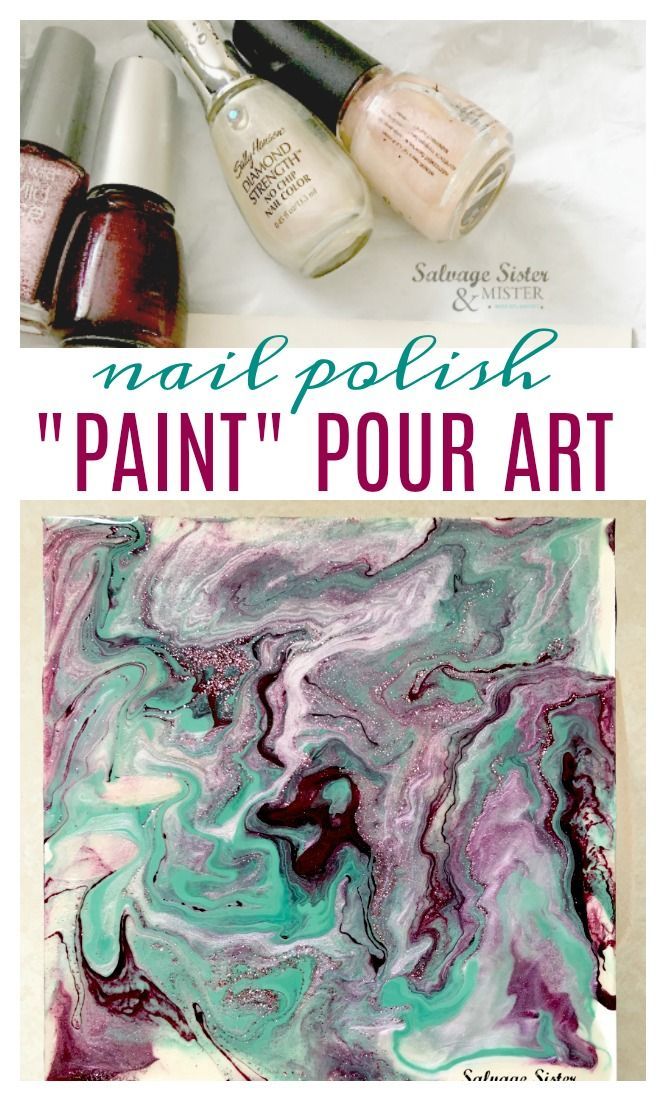 Nail Polish Pour Art -   18 diy projects Awesome nail polish ideas