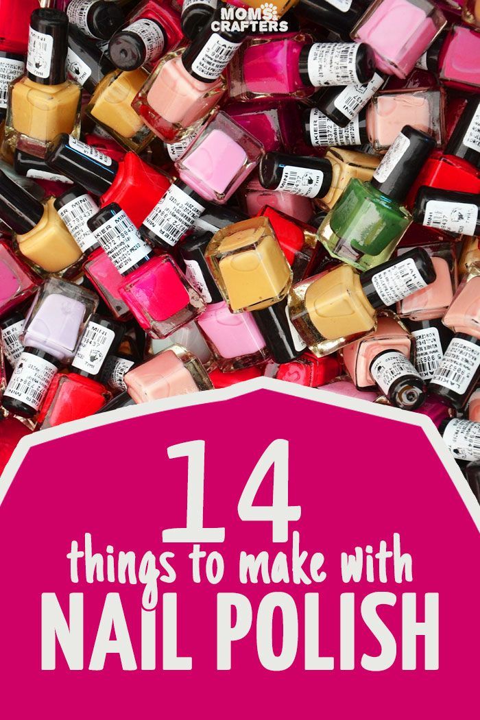 14 cool things to make with NAIL POLISH! -   18 diy projects Awesome nail polish ideas
