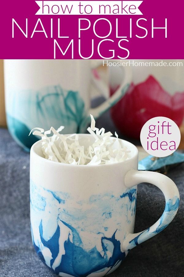 DIY Nail Polish Mugs -   18 diy projects Awesome nail polish ideas