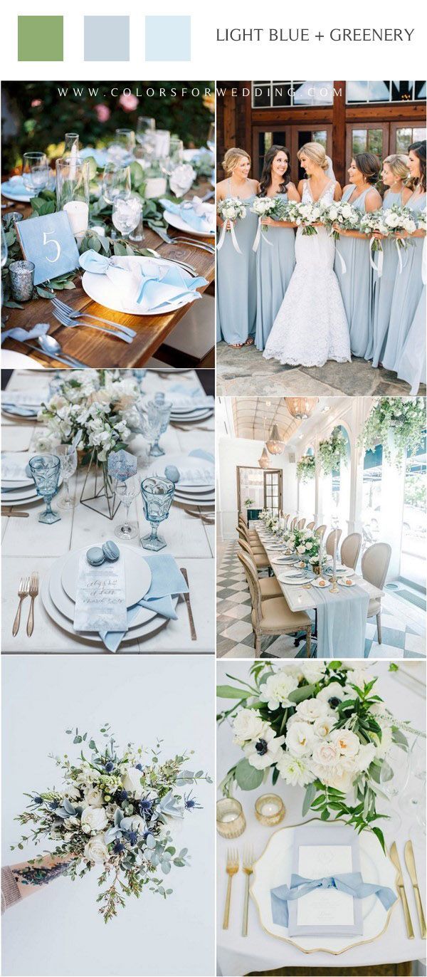 20 Light Blue Wedding Color Ideas for Spring 2020 -   18 wedding Spring reception ideas