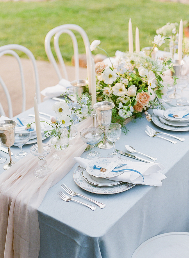 Inspired By This  Beautiful Blue English Countryside Wedding Inspiration -   18 wedding Spring reception ideas