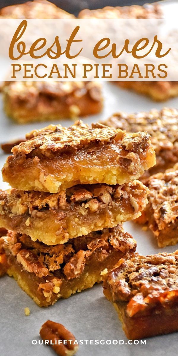 The Best Pecan Pie Bars -   18 winter desserts Bars ideas