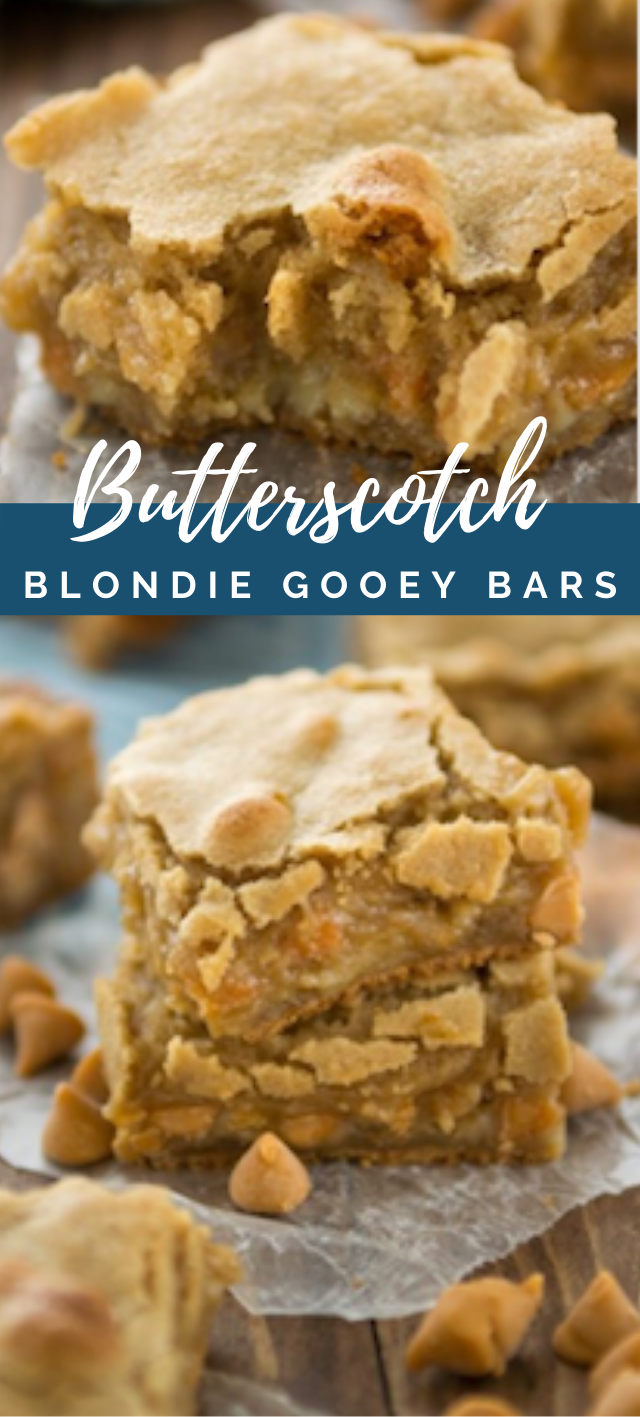 Butterscotch Blondie Gooey Bars -   18 winter desserts Bars ideas