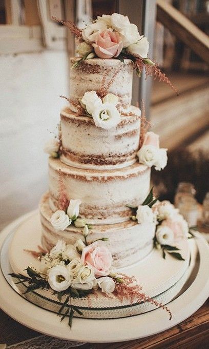Rustic Wedding Cakes: 35 Designs We Can't Get Enough Of -   19 cake Wedding big ideas