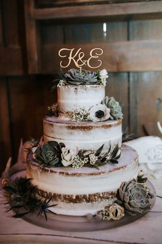 Cake topper wedding, letters cake topper, cake topper for wedding, wooden cake topper, gold or silver cake topper, rustic cake topper -   19 cake Wedding big ideas