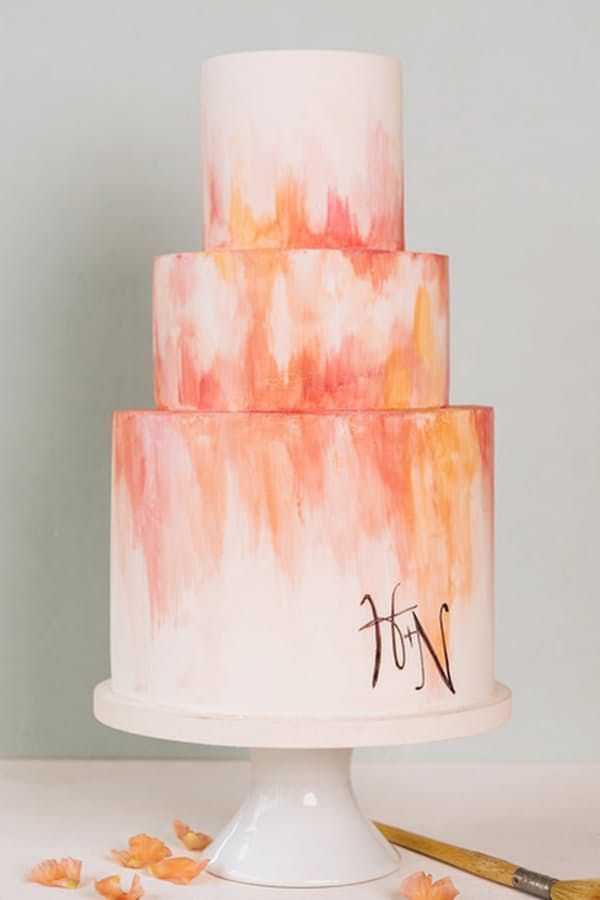 Watercolor Cakes Are the Next Big Wedding Trend -   19 cake Wedding big ideas