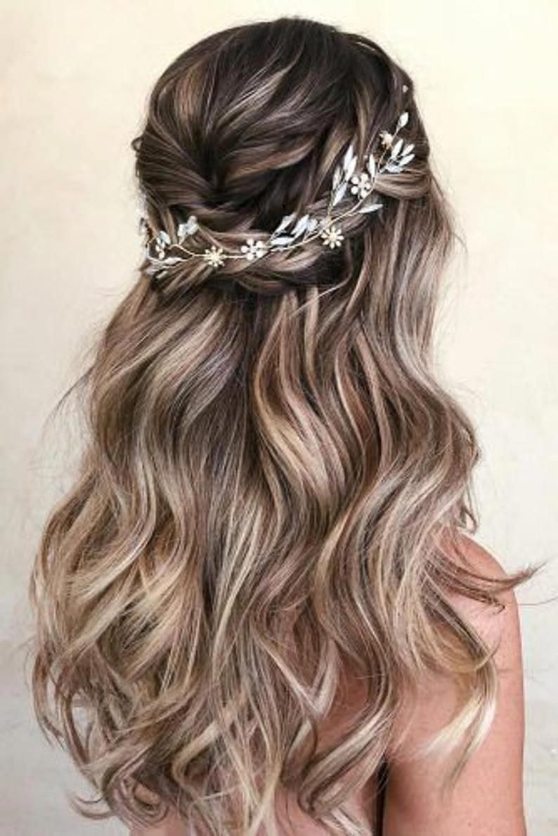 19 hairstyles Bridesmaid half up ideas