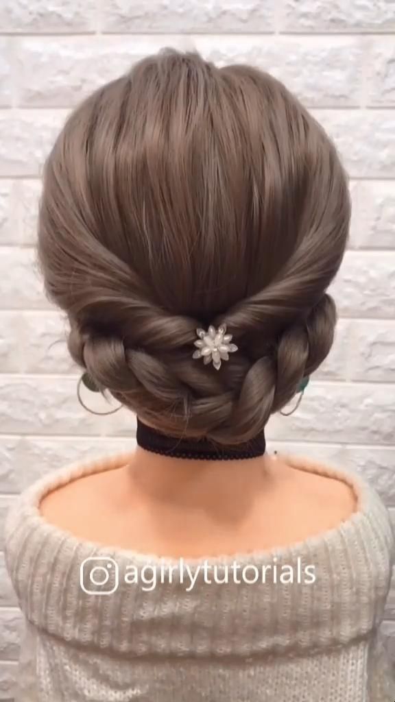 DIY Long Prom Wedding Updo Hairstyle Tutorial -   25 hairstyles Videos corto ideas