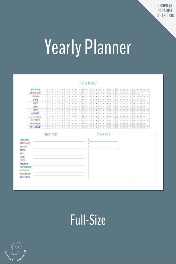 Get a Jump Start on Planning 2019 with this Collection of Yearly Planner Printables - Scattered Squirrel -   14 Event Planning Notebook free printable ideas