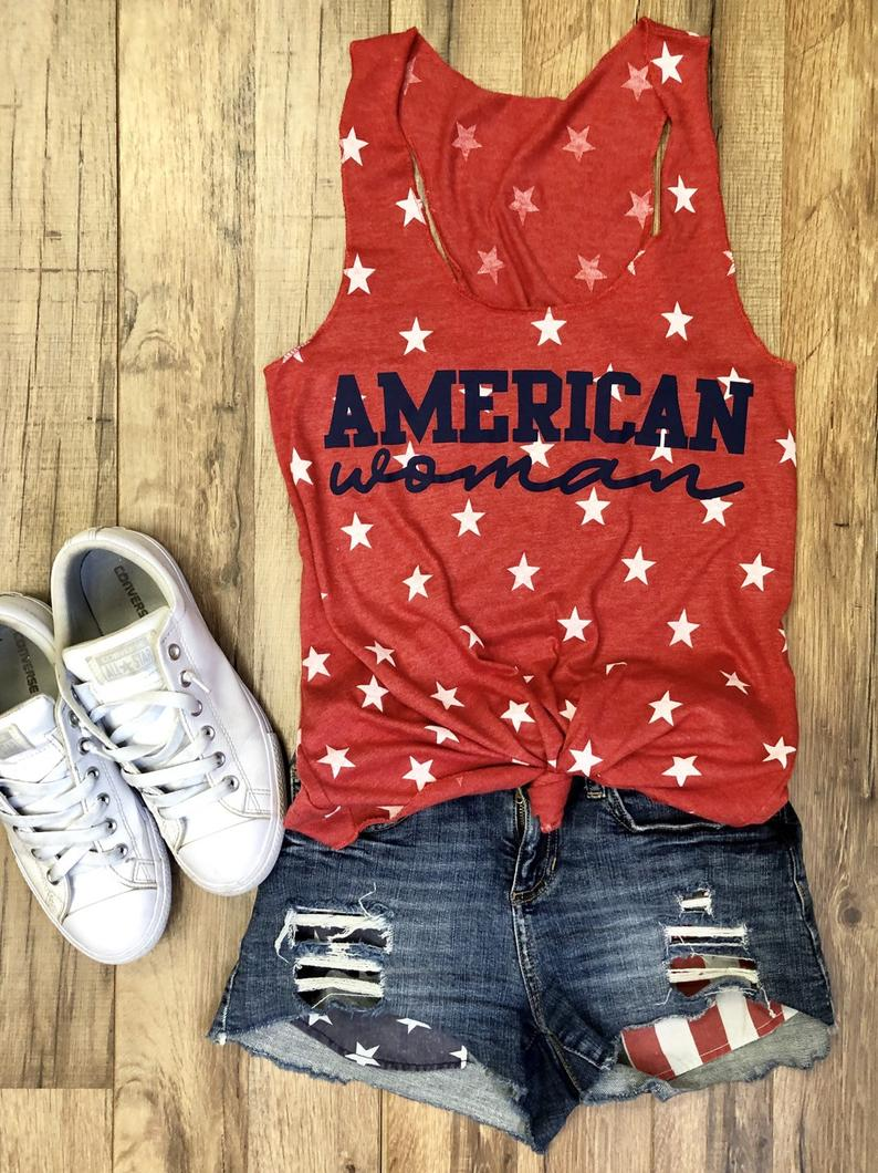America  Fourth of July Vintage Tank | Etsy -   16 fourth of july outfits ideas