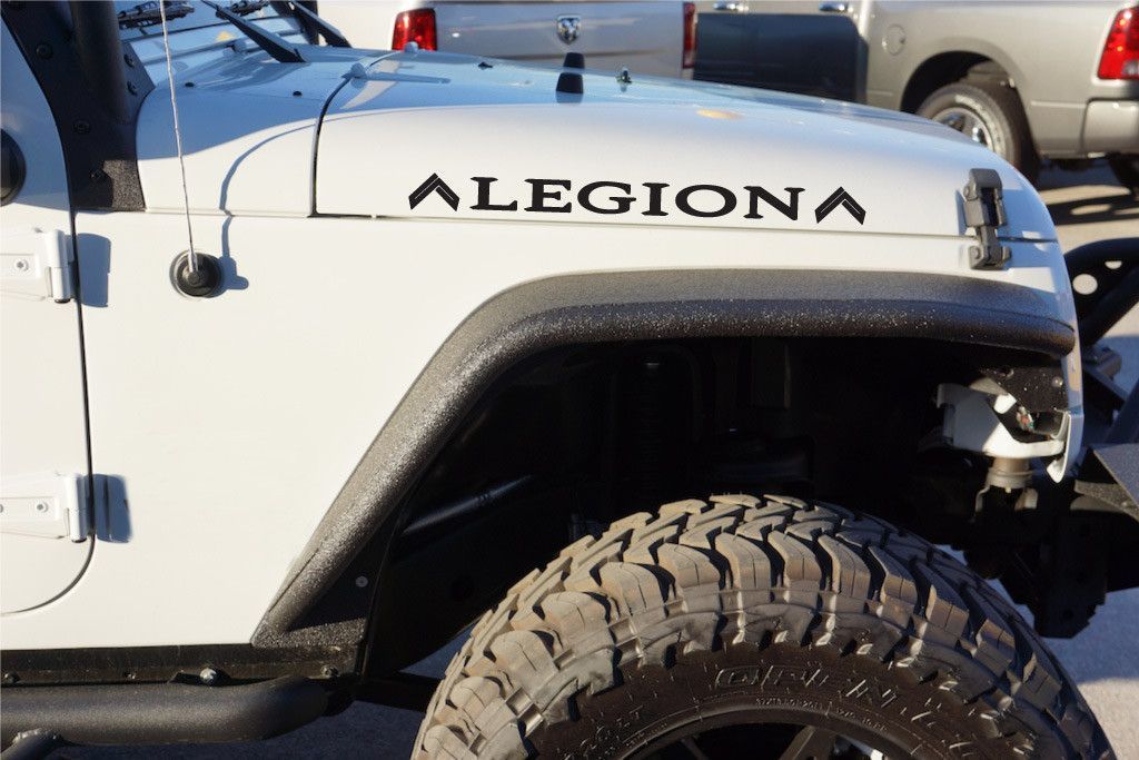 LEGION Hood Decals for your Jeep Wrangler -   16 home accessories Logo jeeps ideas
