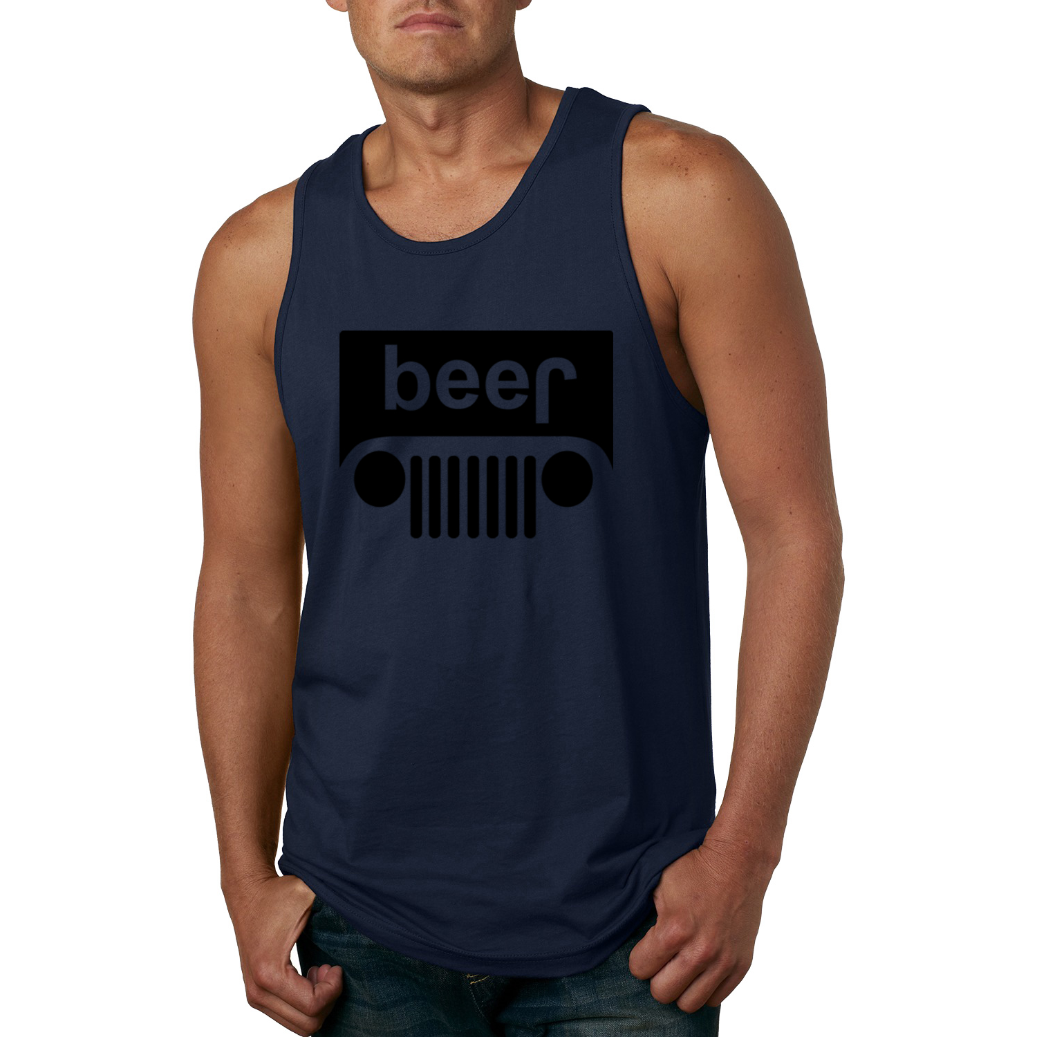 Black Beer Jeep Funny Drinking Logo Emblem Cars and Trucks Graphic Tank Top -   16 home accessories Logo jeeps ideas