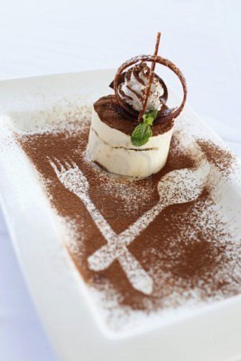Tiramisu dessert -   16 rustic desserts Plating ideas