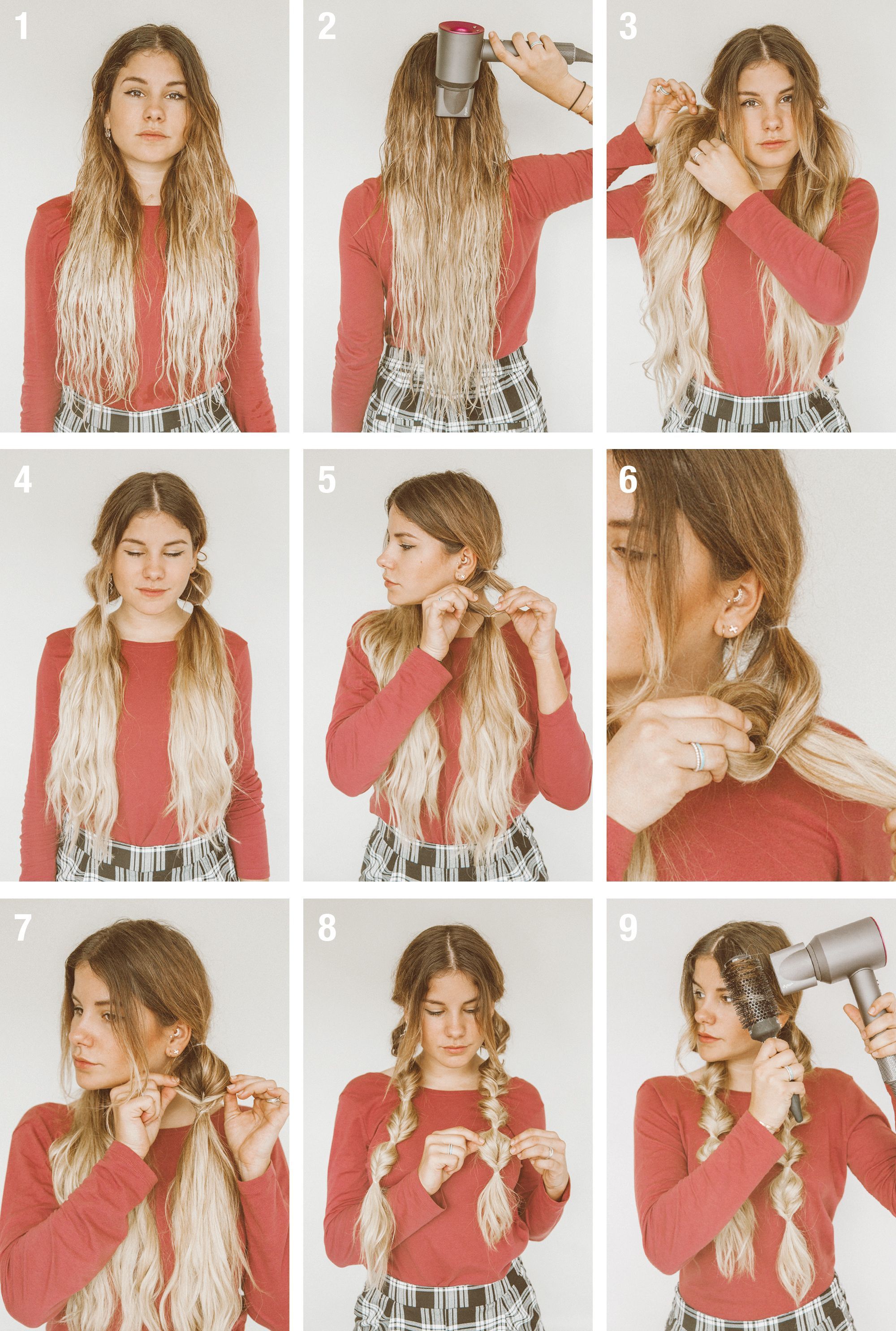 Tutorial: Winter Hairstyle With Beanie -   17 winter hairstyles Tutorial ideas