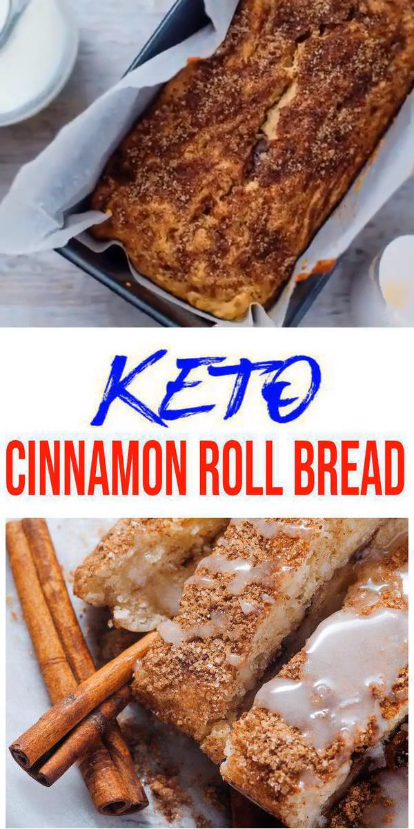 BEST Keto Bread! Low Carb Cinnamon Roll Loaf Bread Idea – Quick & Easy Ketogenic Diet Recipe – Completely Keto Friendly – Gluten Free – Sugar Free -   18 cake Pound cinnamon rolls ideas