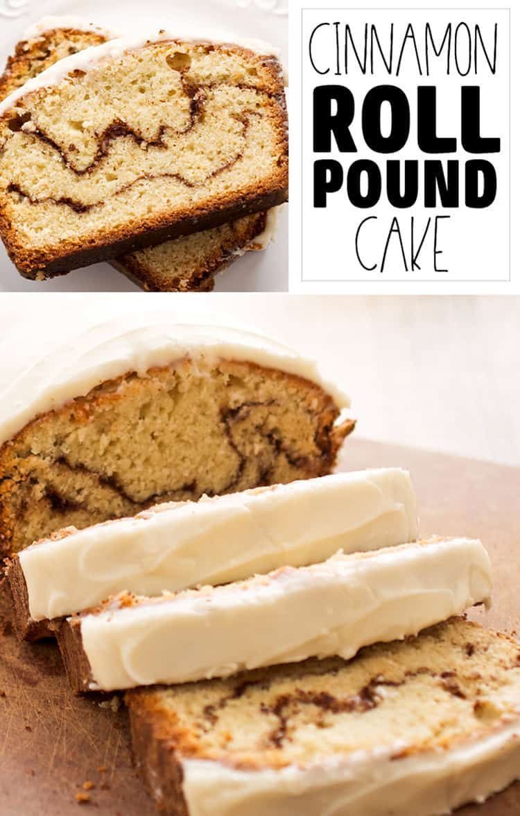 Easy Moist Cinnamon Roll Pound Cake Recipe -   18 cake Pound cinnamon rolls ideas