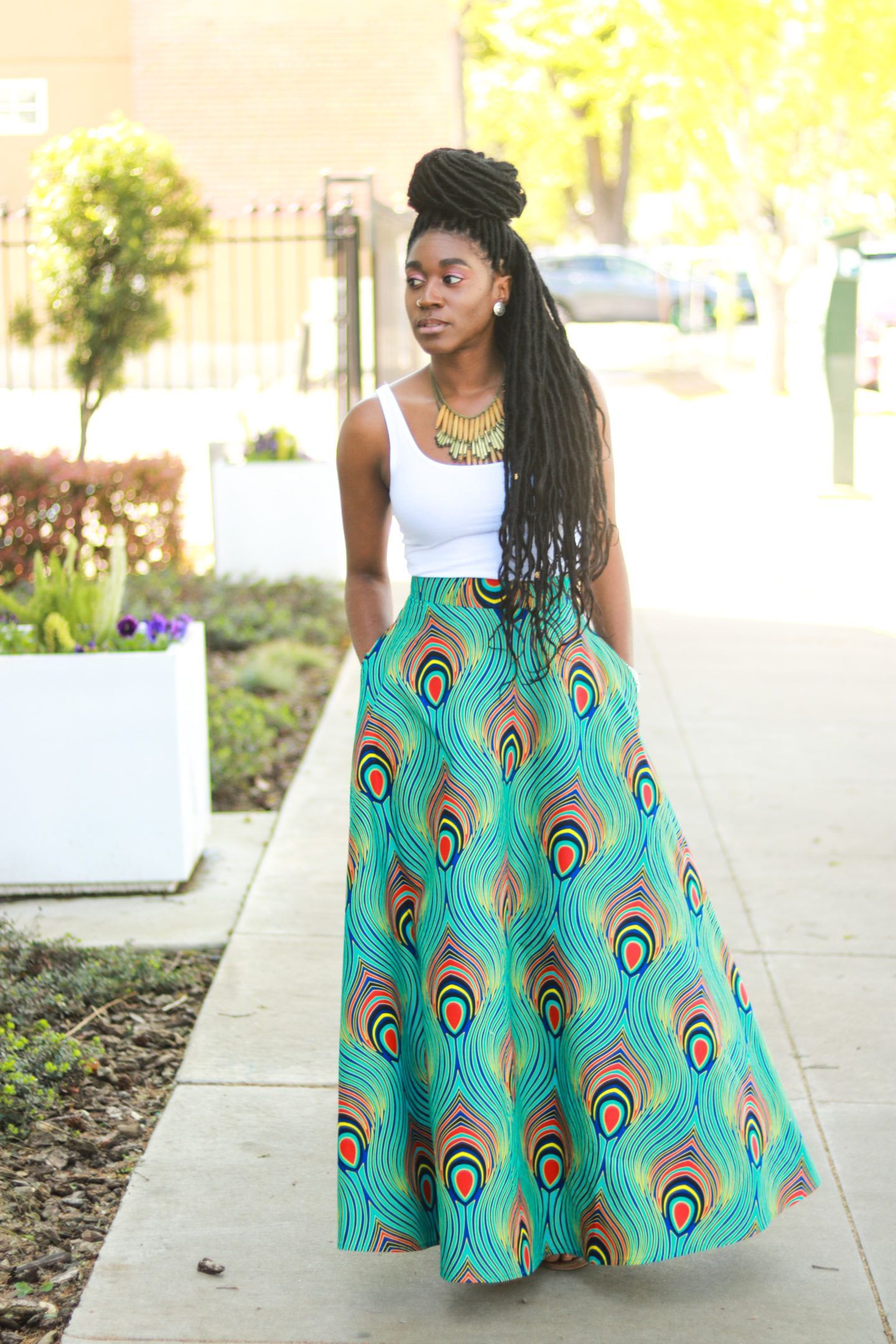 DIY Half Circle Skirt With Pockets Tutorial - Montoya Mayo -   18 dress Designs tutorial ideas