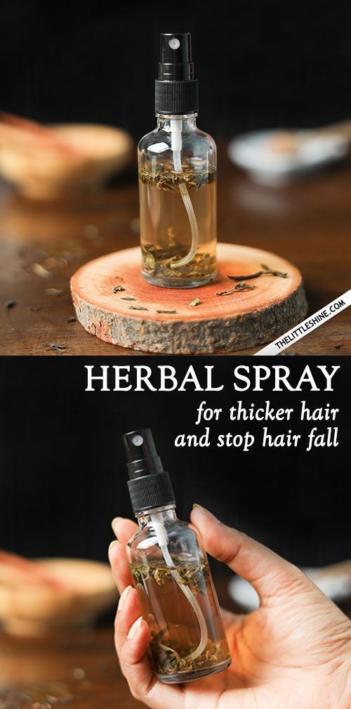HERBAL HAIR SPRAY TO STOP HAIR FALL AND GET THICKER HAIR -   18 hair Fall ideas