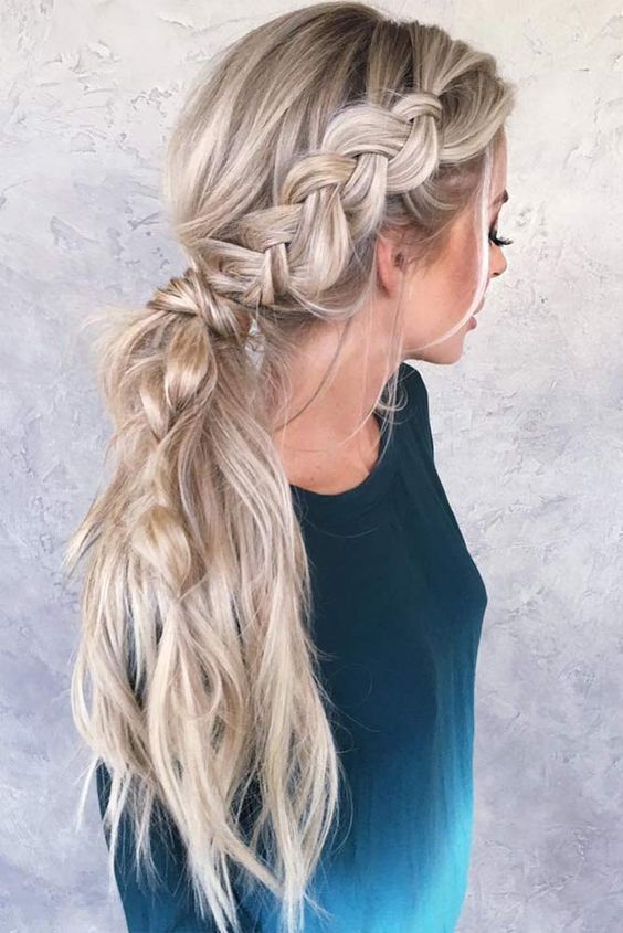 7 Stunning Prom Hairstyles for Your Longer Hair You May Look For! -   18 hairstyles Ponytail braided ideas