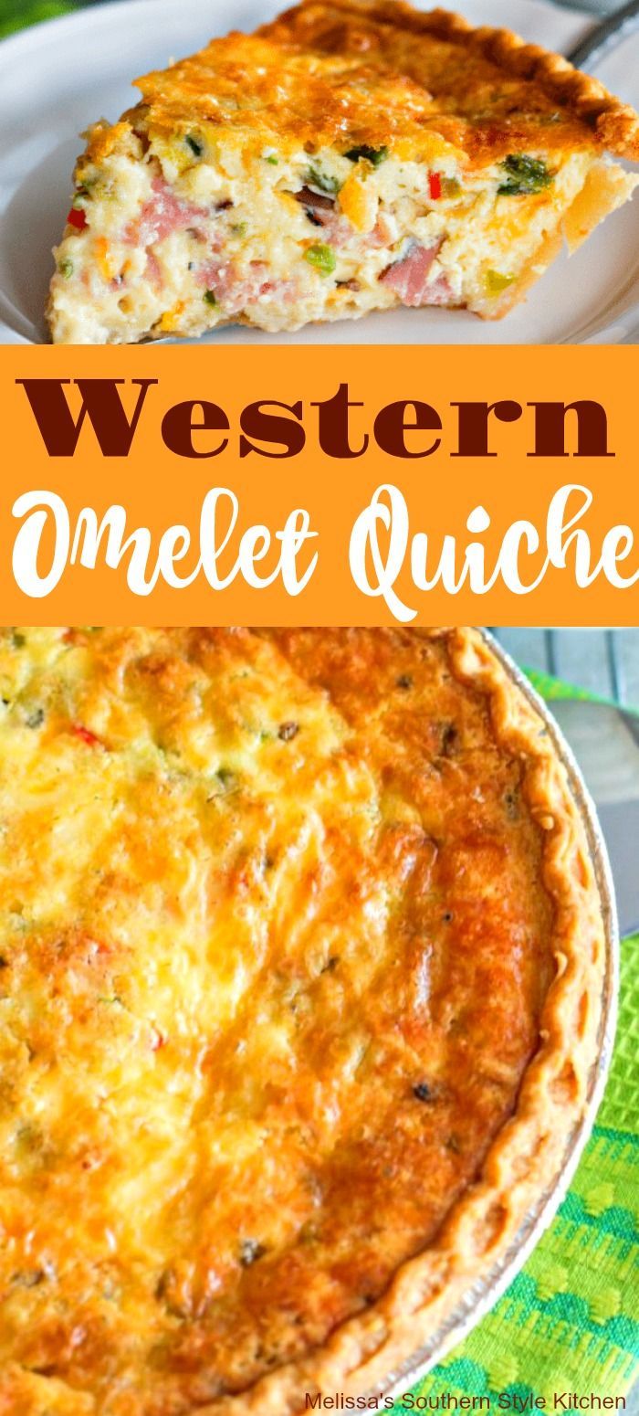 Western Omelet Quiche - melissassouthernstylekitchen.com -   18 healthy recipes Simple brunch food ideas