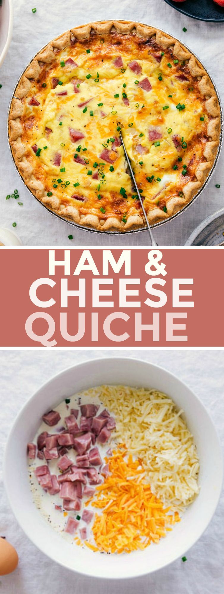 Ham & Cheese Quiche -   18 healthy recipes Simple brunch food ideas