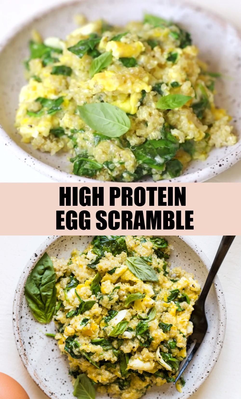 High Protein Healthy Egg Scramble (VIDEO) -   18 healthy recipes Simple brunch food ideas