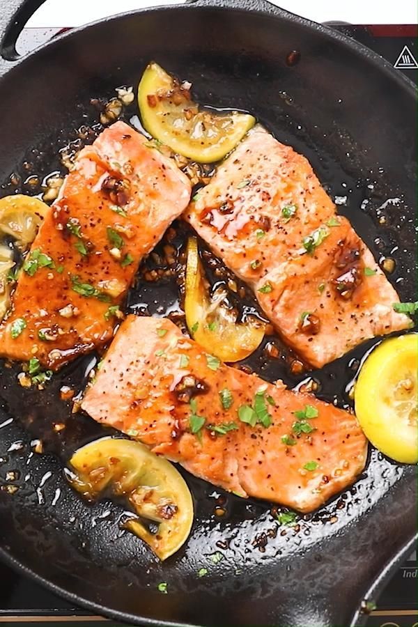 Honey Garlic Salmon -   18 salmon recipes ideas