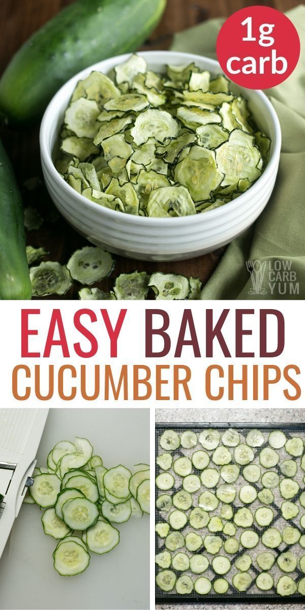 Baked Cucumber Chips Salt and Vinegar -   19 cucumber recipes ideas