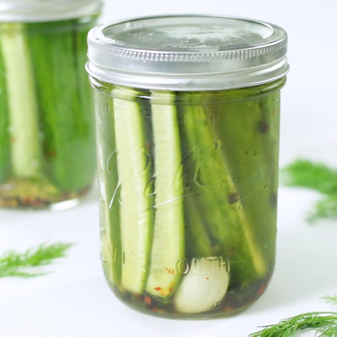 Overnight Refrigerator Dill Pickles | Quick & Easy -   19 cucumber recipes ideas