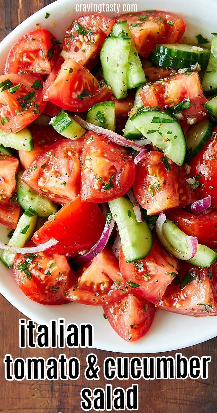 Tomato & Cucumber Salad -   19 cucumber recipes ideas